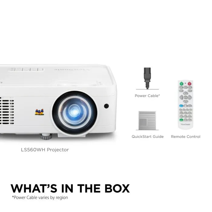 Proyector ViewSonic LS560WH WXGA LED 3000Lum,