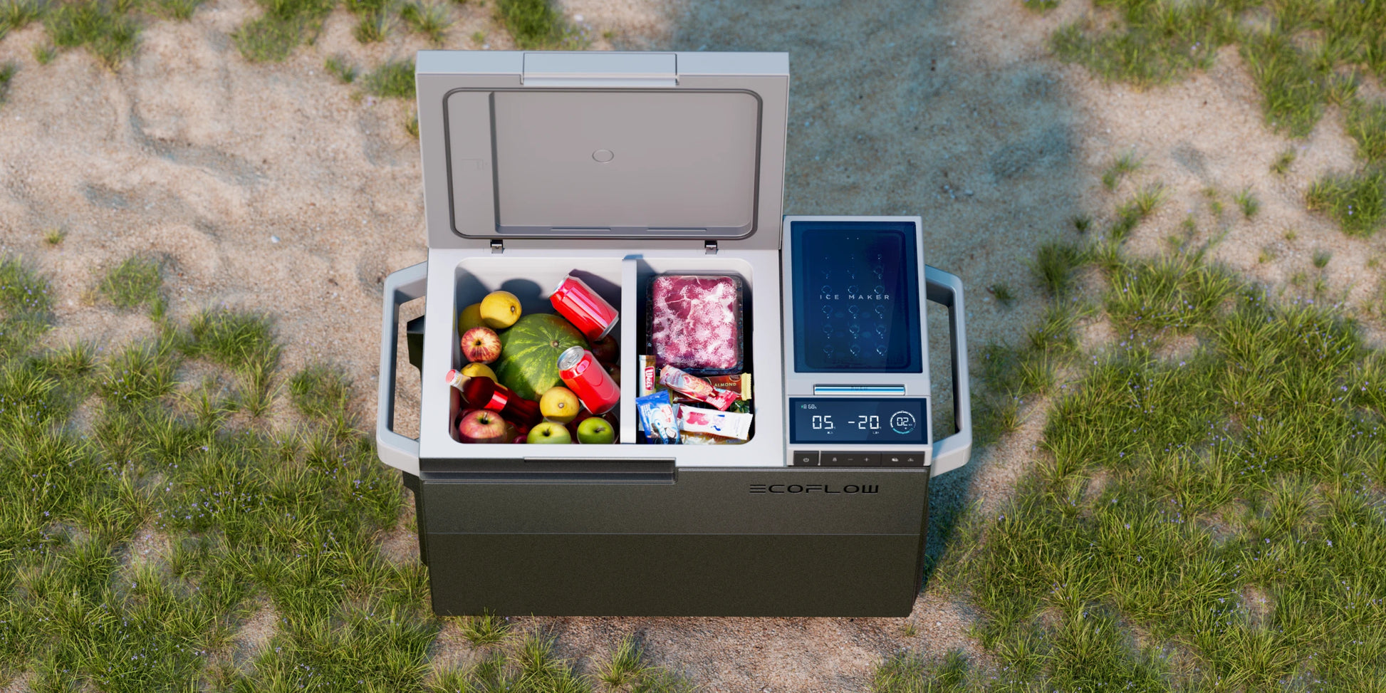 HELADERA PORTATIL ECOFLOW GLACIER + BATERÍA