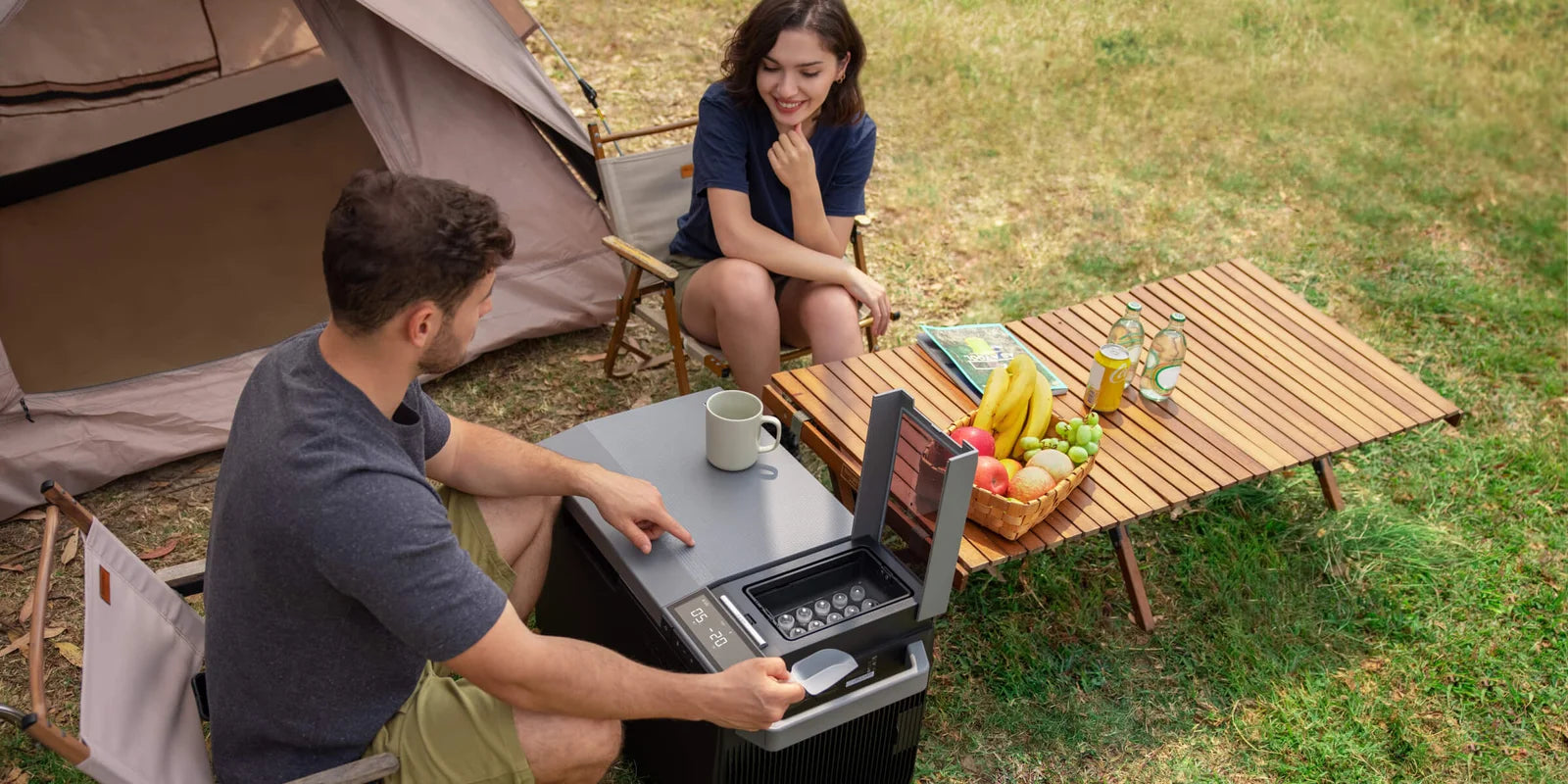 HELADERA PORTATIL ECOFLOW GLACIER + BATERÍA