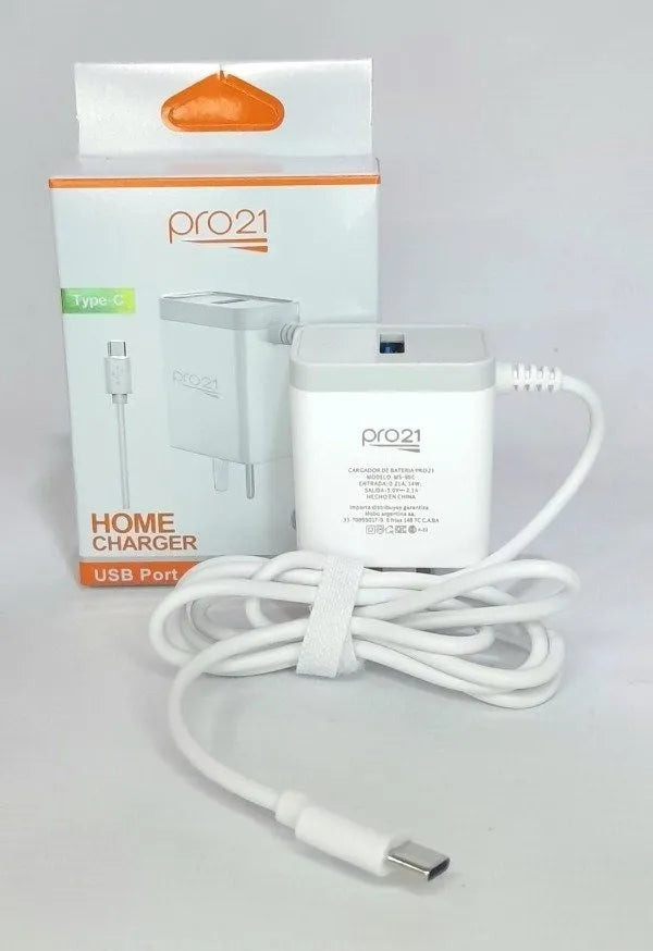 Cargador Carga Super Rápida Para Samsung/motorola Usb/Cable Type C