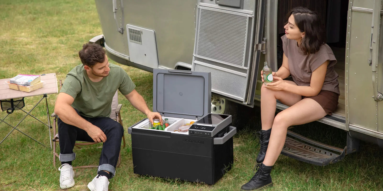 HELADERA PORTATIL ECOFLOW GLACIER + BATERÍA