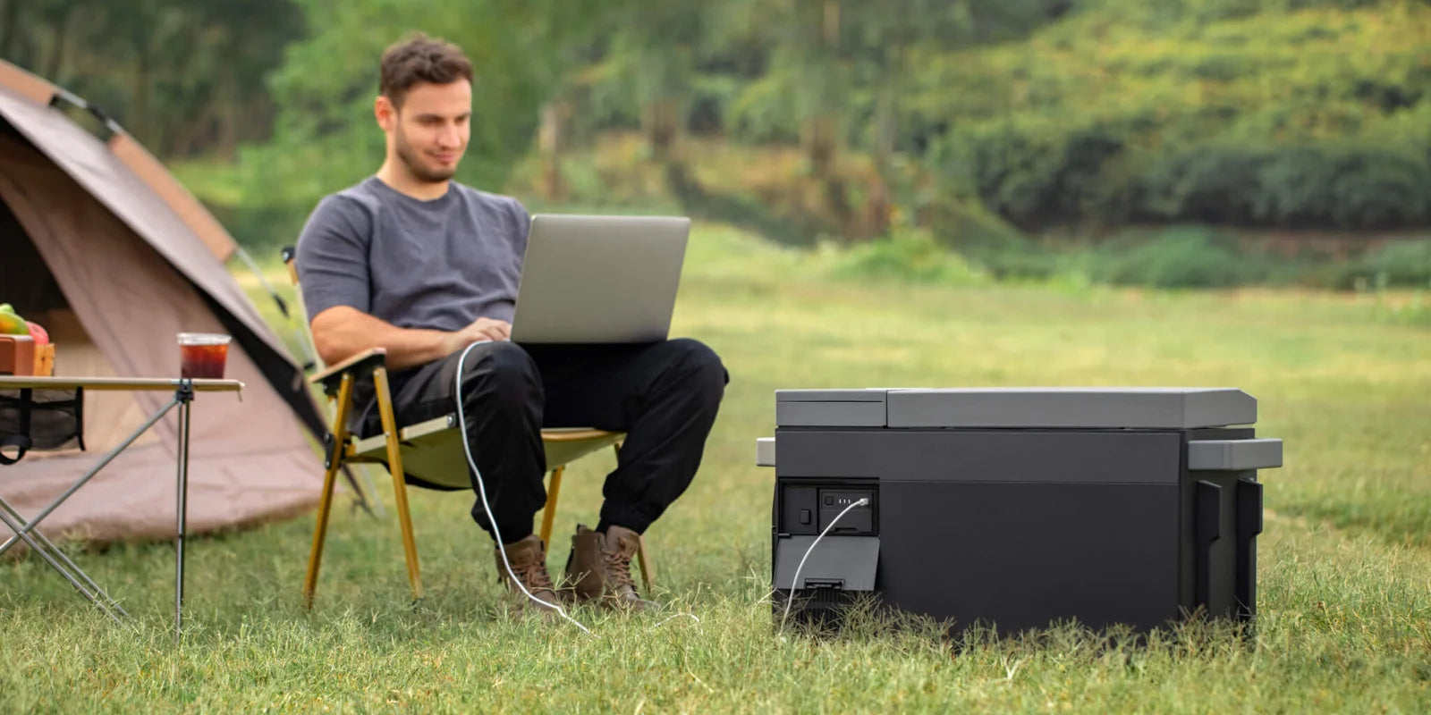 HELADERA PORTATIL ECOFLOW GLACIER + BATERÍA